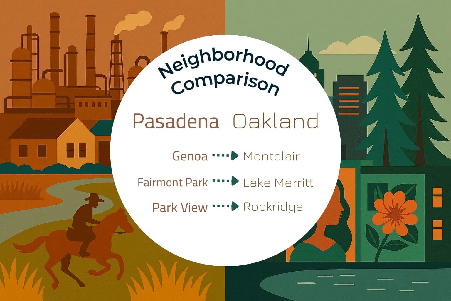 Pasadena vs Oakland Neighborhood Comparison