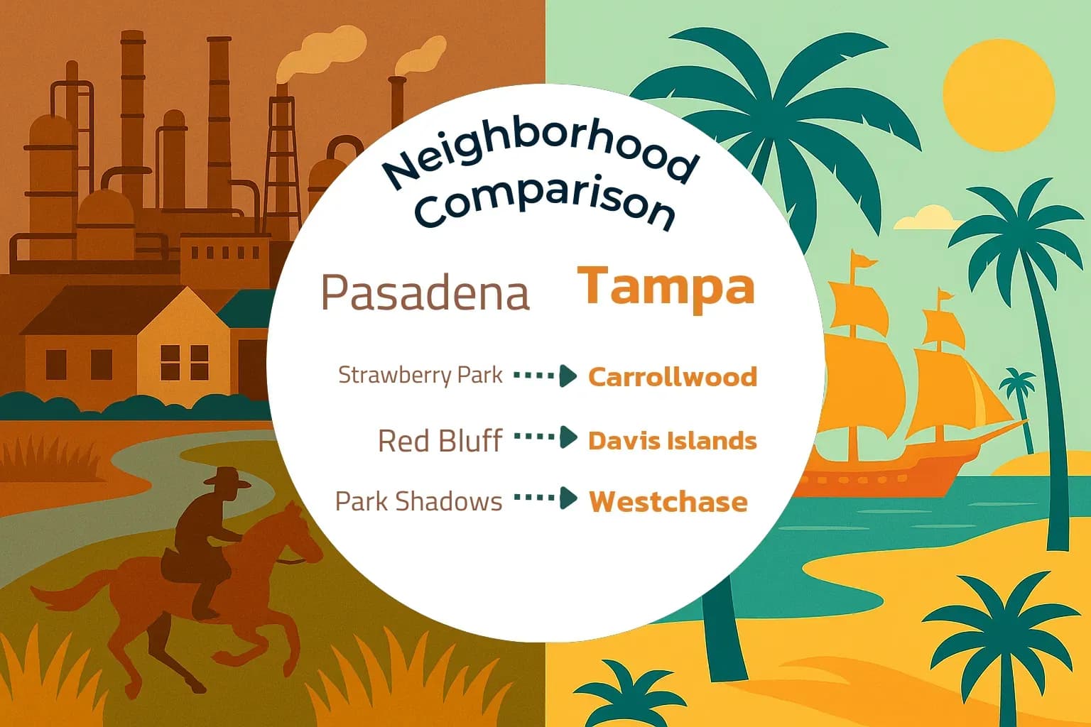 Pasadena vs Tampa Neighborhood Comparison