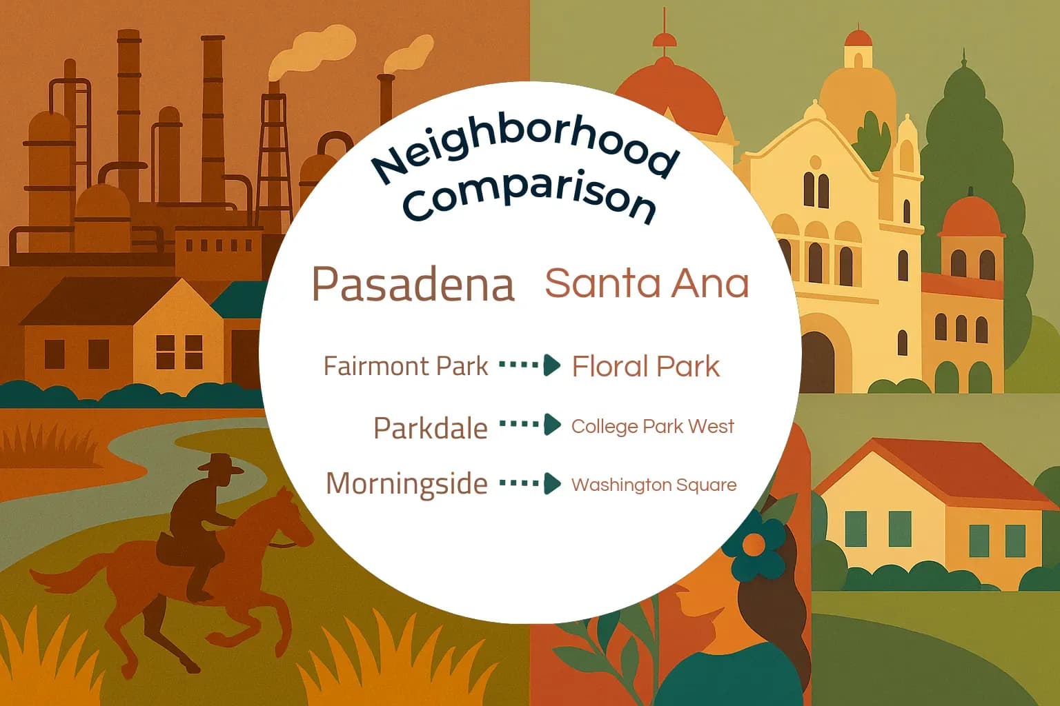 Pasadena vs Santa Ana Neighborhood Comparison