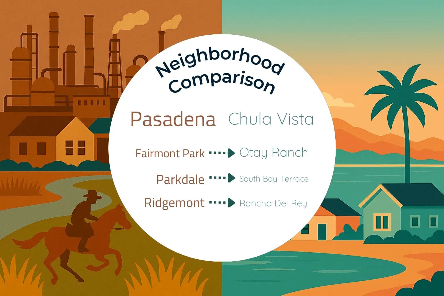 Pasadena vs Chula Vista Neighborhood Comparison
