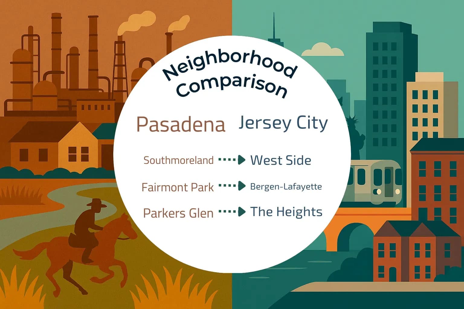 Pasadena vs Jersey City Neighborhood Comparison