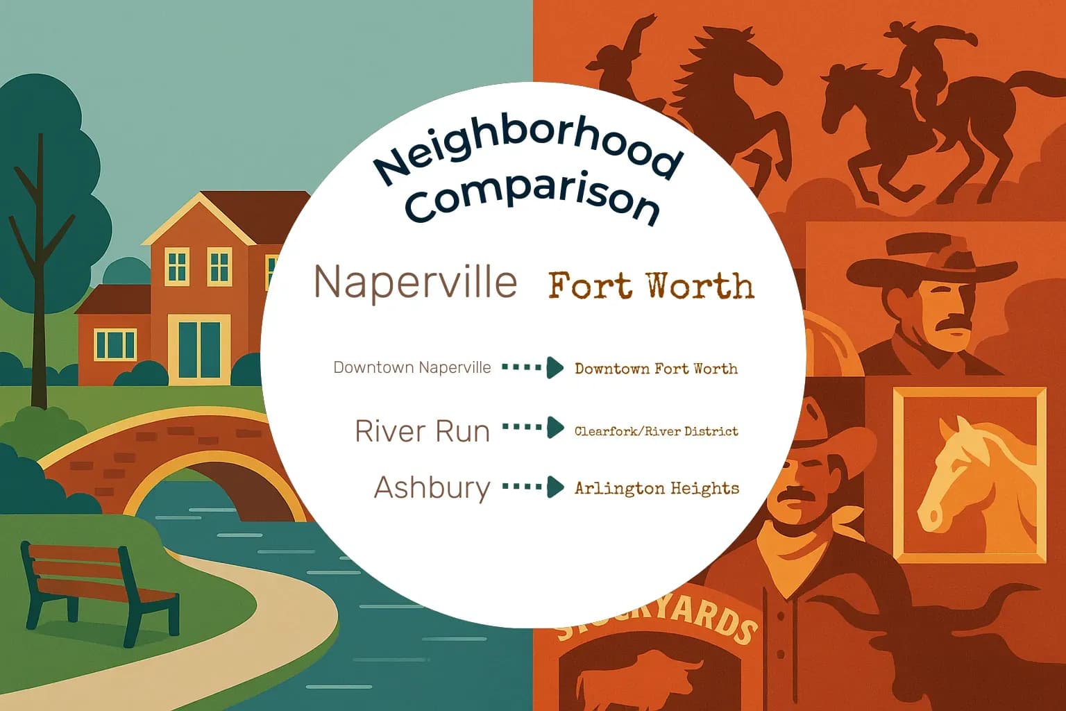 Naperville vs Fort Worth Neighborhood Comparison