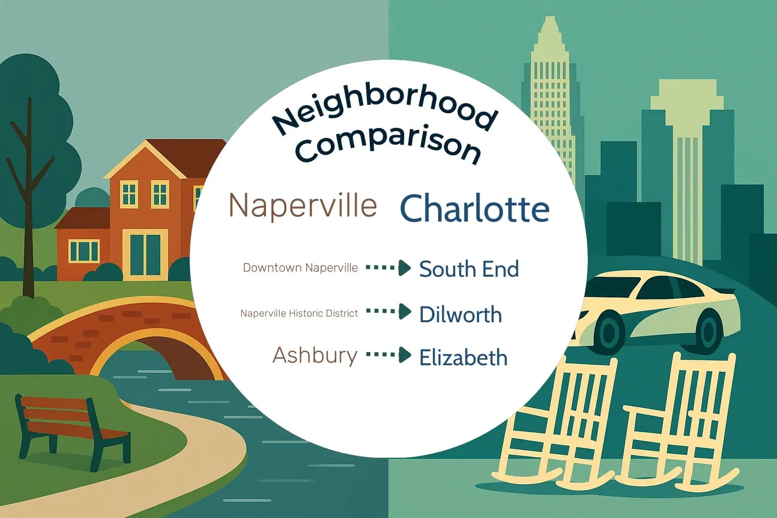Naperville vs Charlotte Neighborhood Comparison