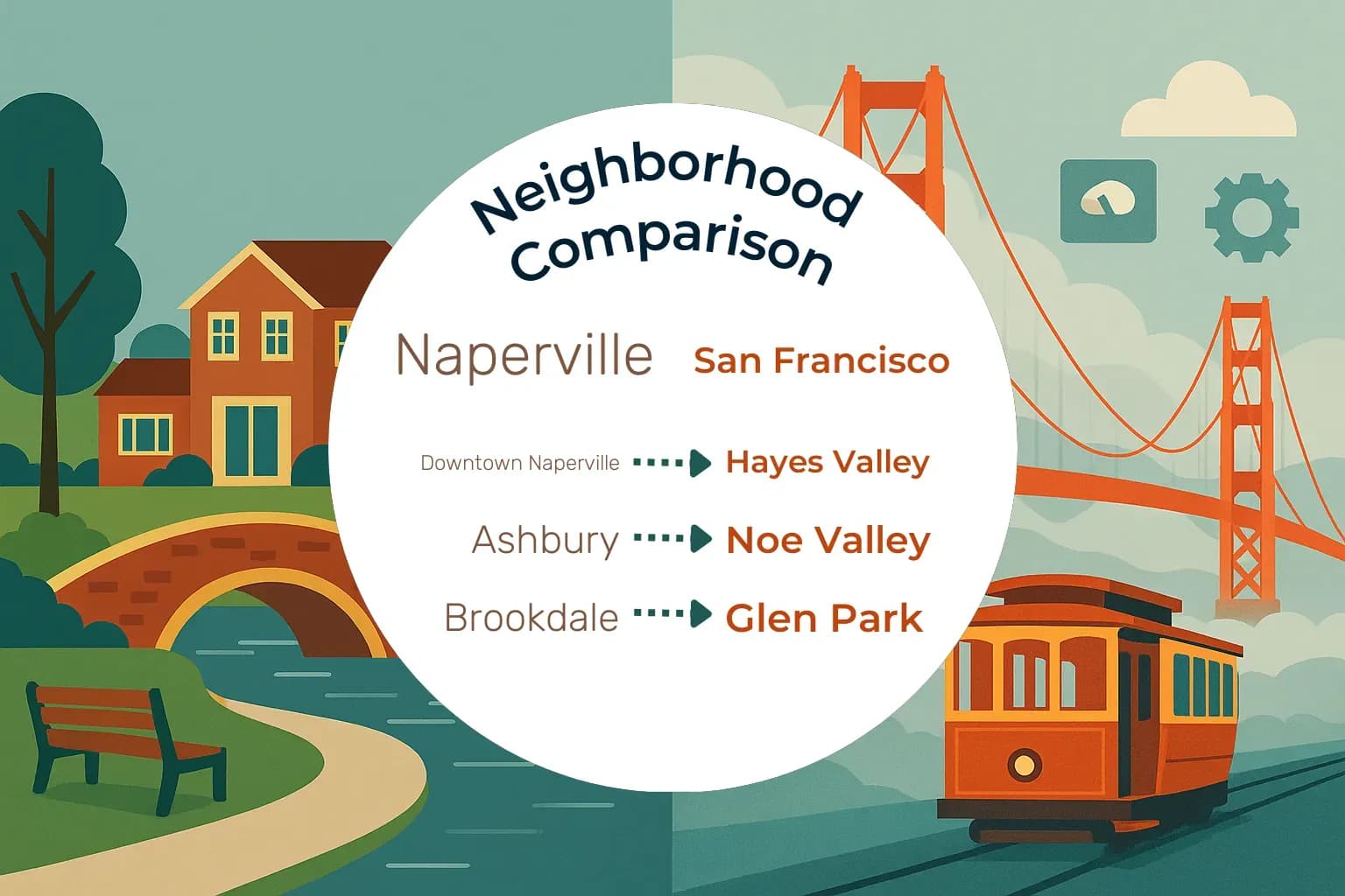 Naperville vs San Francisco Neighborhood Comparison