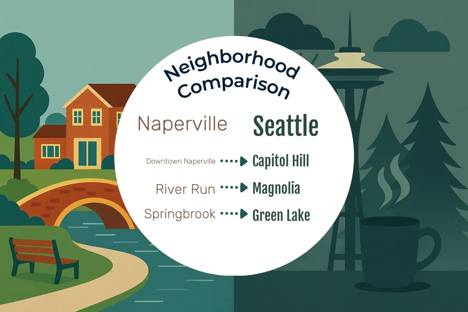 Naperville vs Seattle Neighborhood Comparison