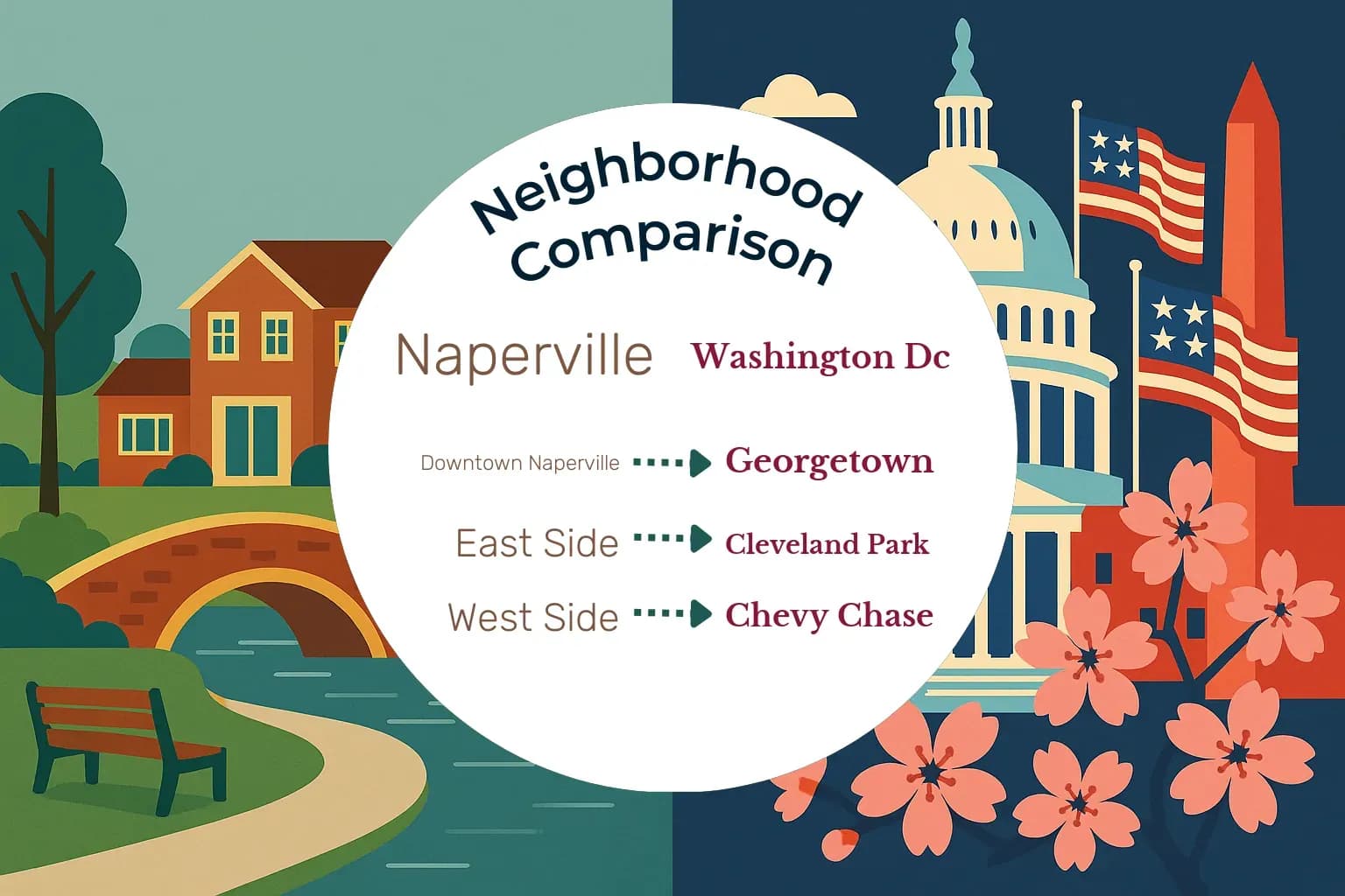 Naperville vs Washington DC Neighborhood Comparison