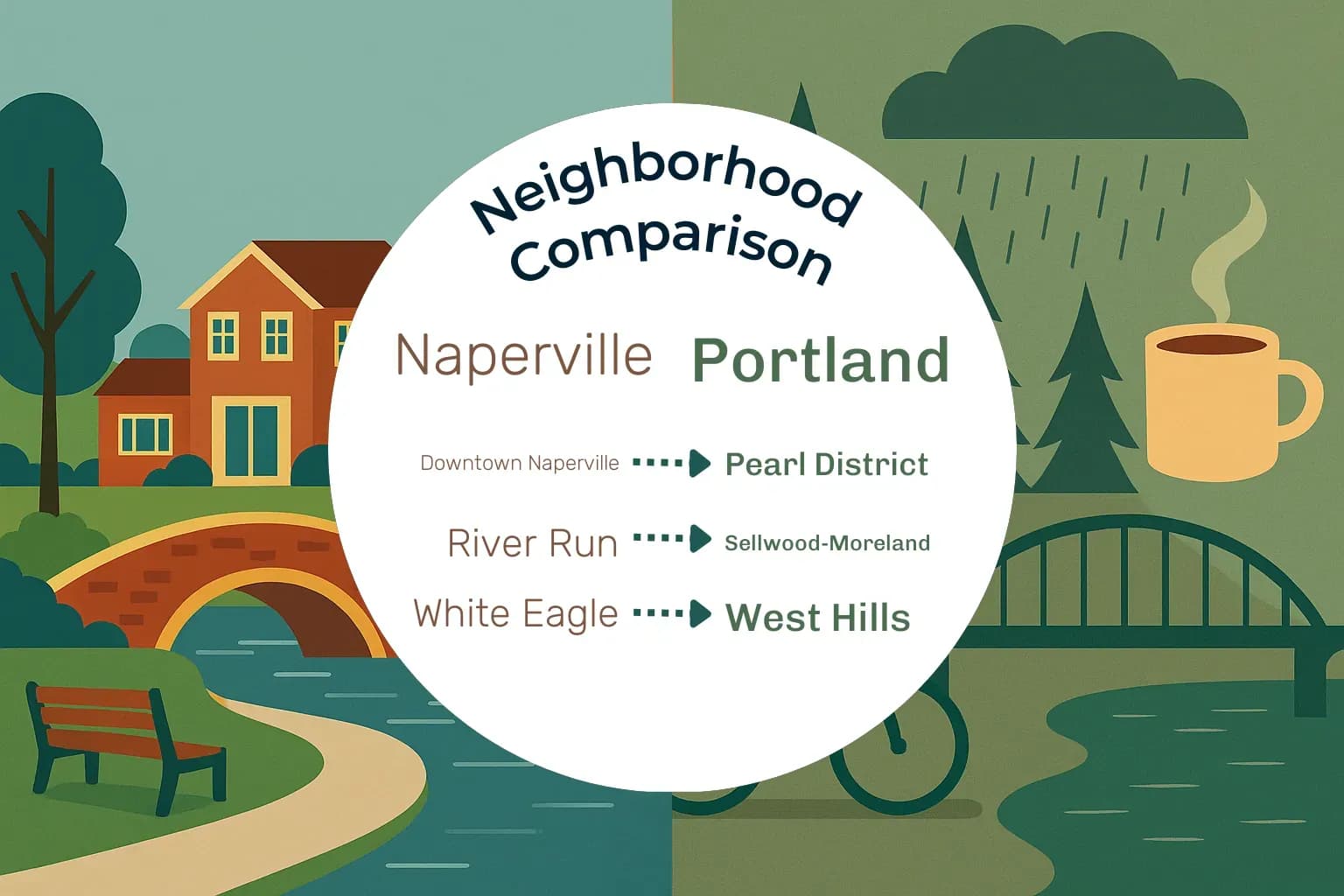 Naperville vs Portland Neighborhood Comparison