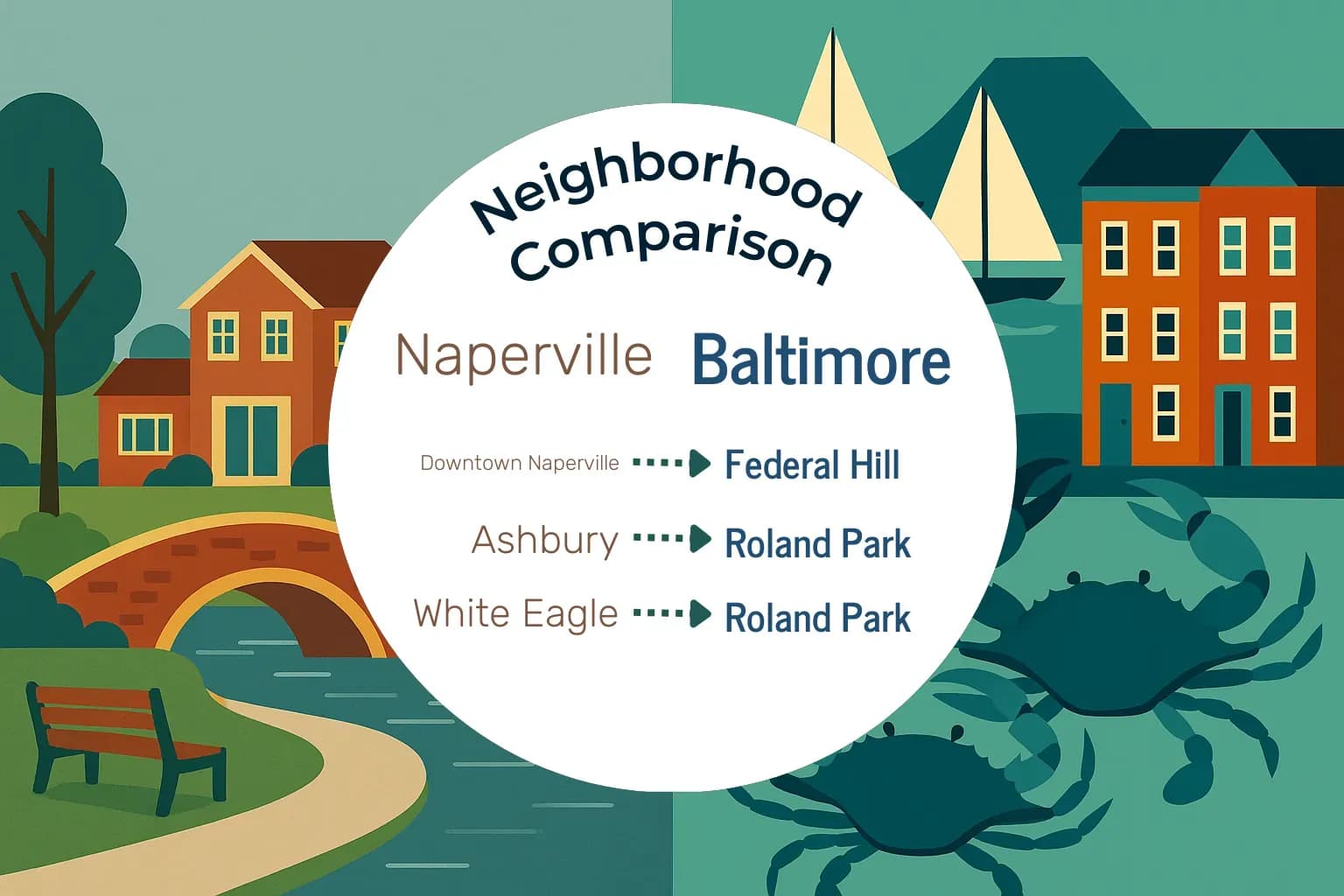 Naperville vs Baltimore Neighborhood Comparison