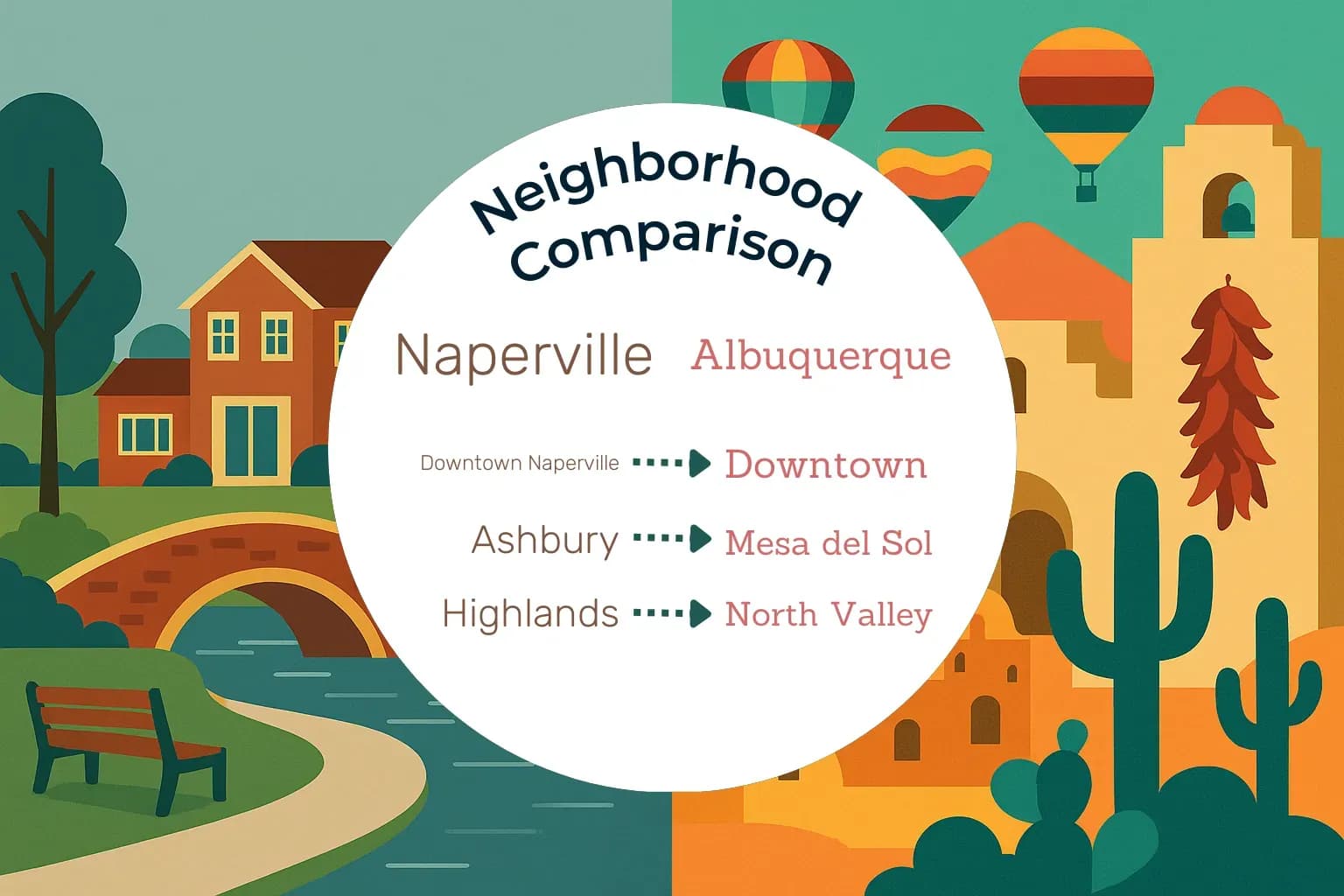 Naperville vs Albuquerque Neighborhood Comparison