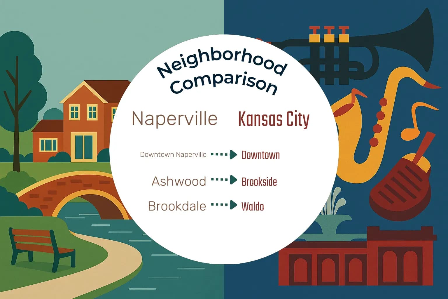 Naperville vs Kansas City Neighborhood Comparison