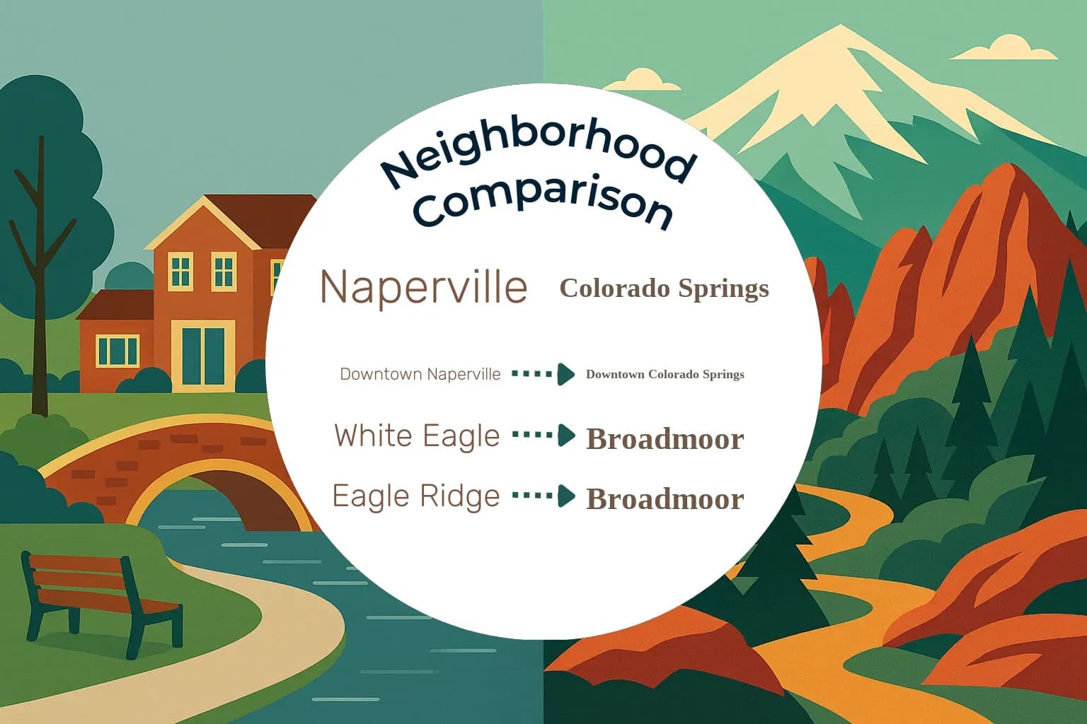 Naperville vs Colorado Springs Neighborhood Comparison