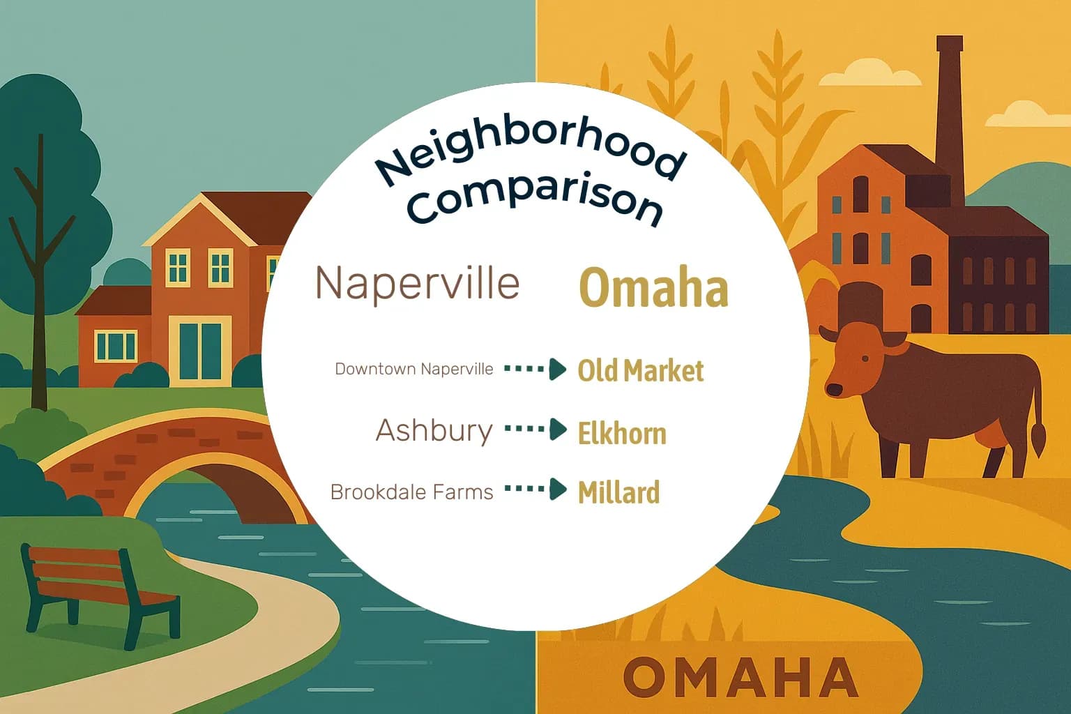Naperville vs Omaha Neighborhood Comparison