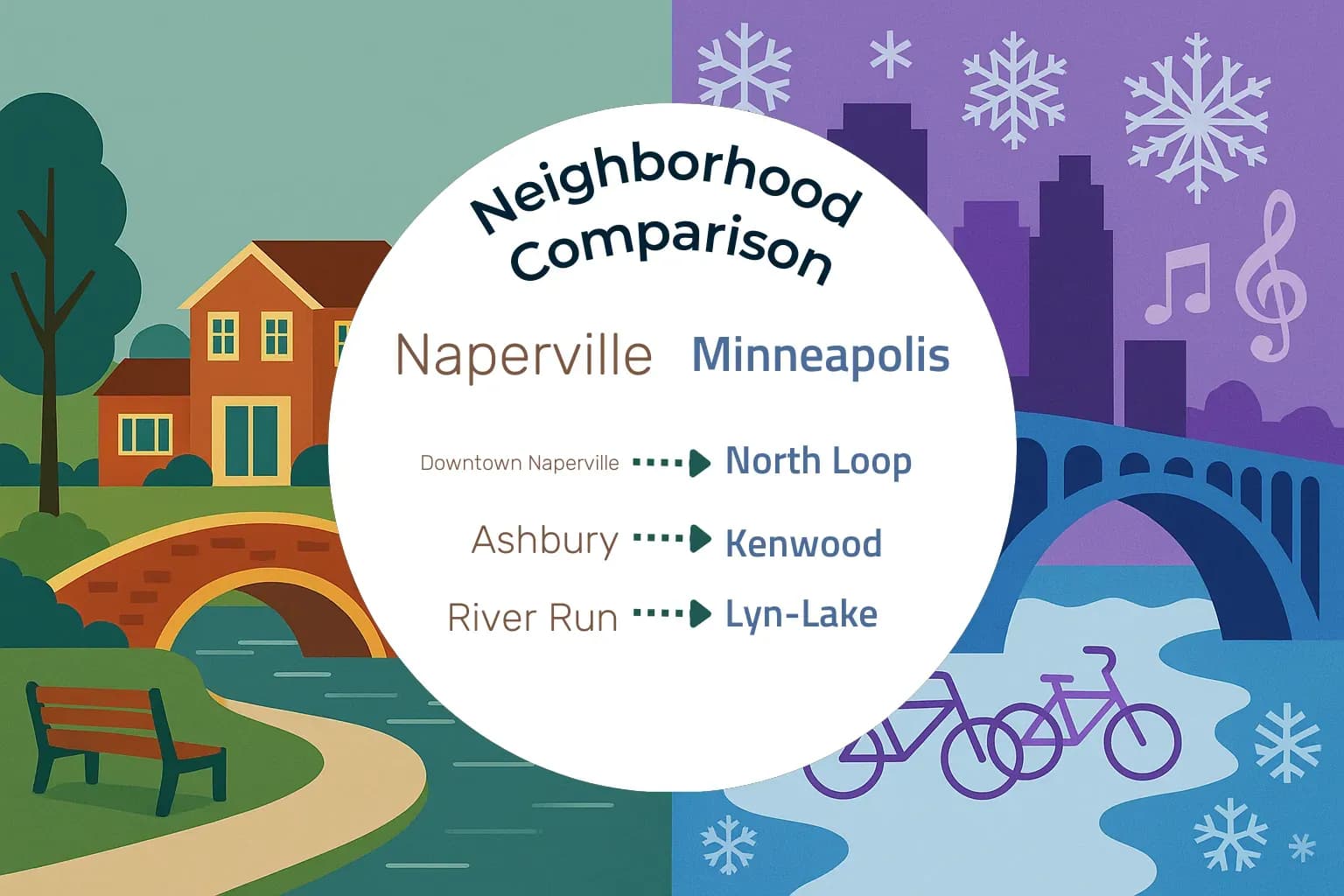 Naperville vs Minneapolis Neighborhood Comparison