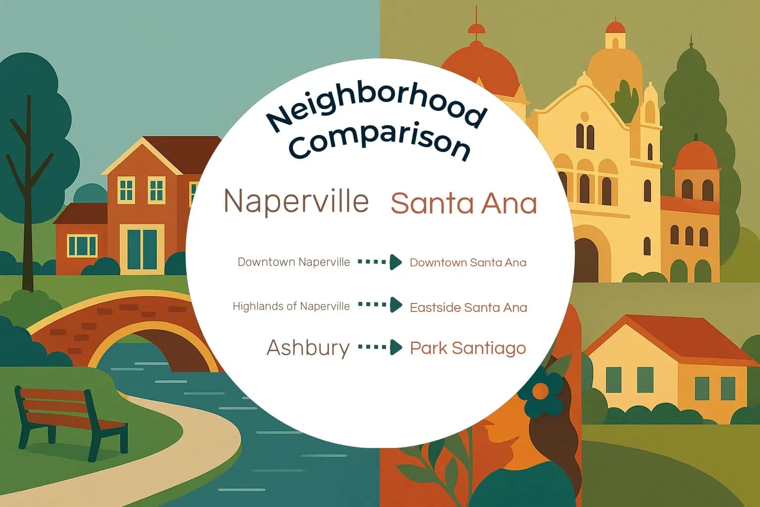 Naperville vs Santa Ana Neighborhood Comparison
