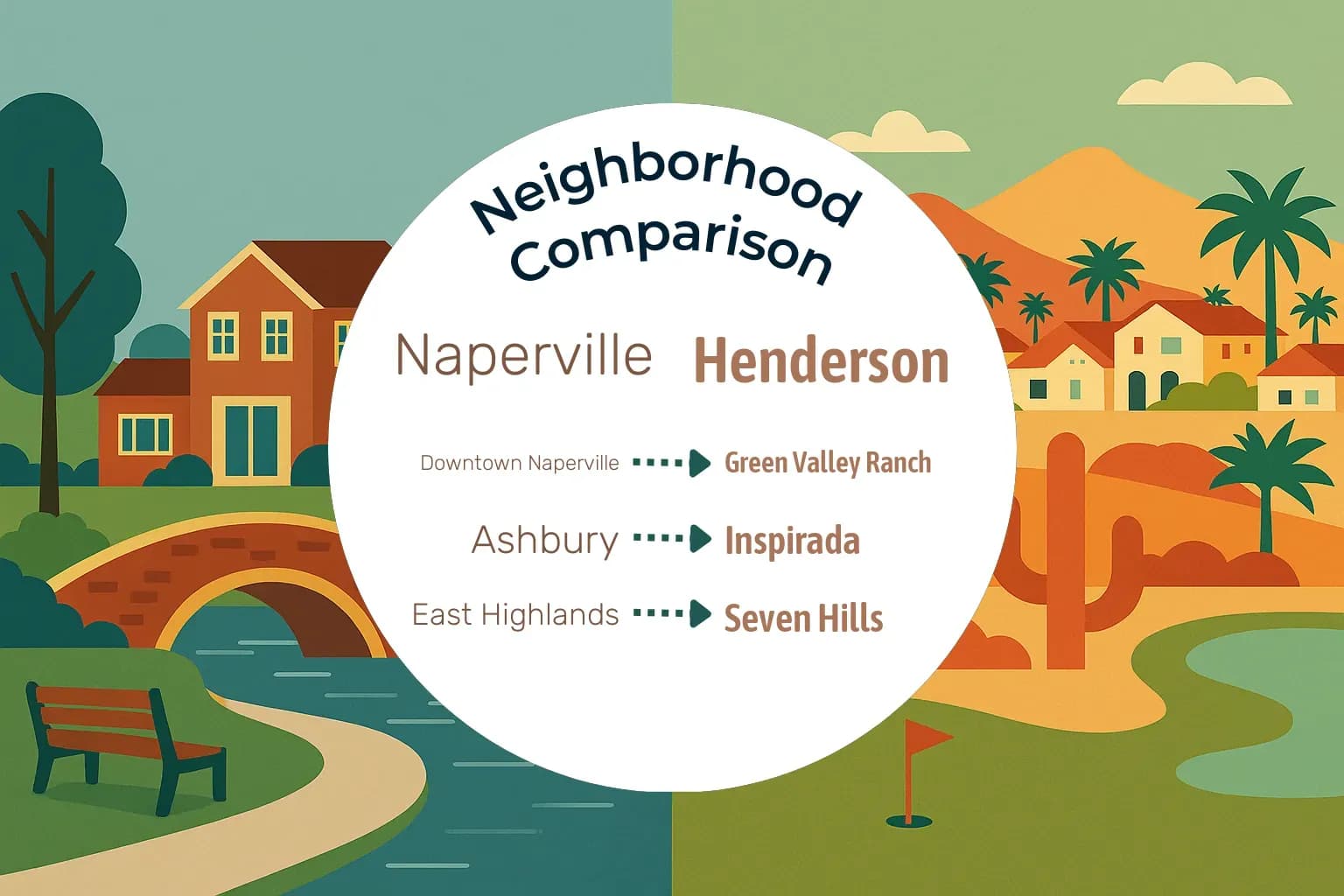 Naperville vs Henderson Neighborhood Comparison