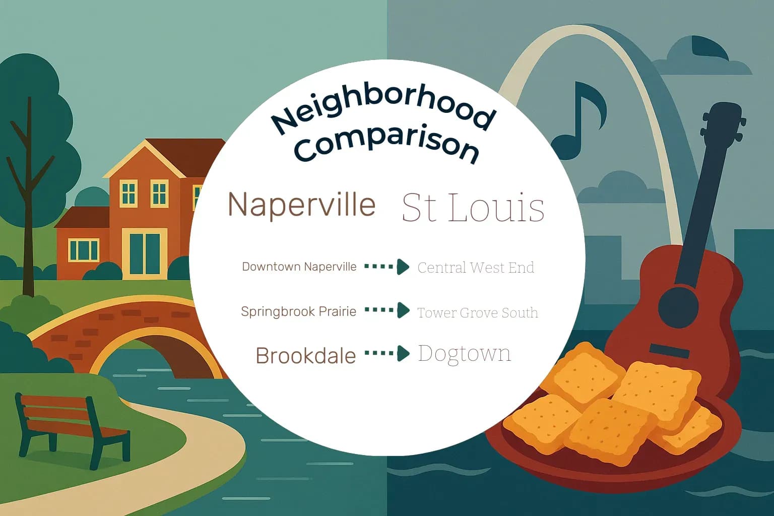 Naperville vs St. Louis Neighborhood Comparison