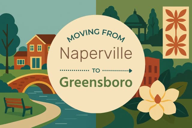 Moving from Naperville to Greensboro