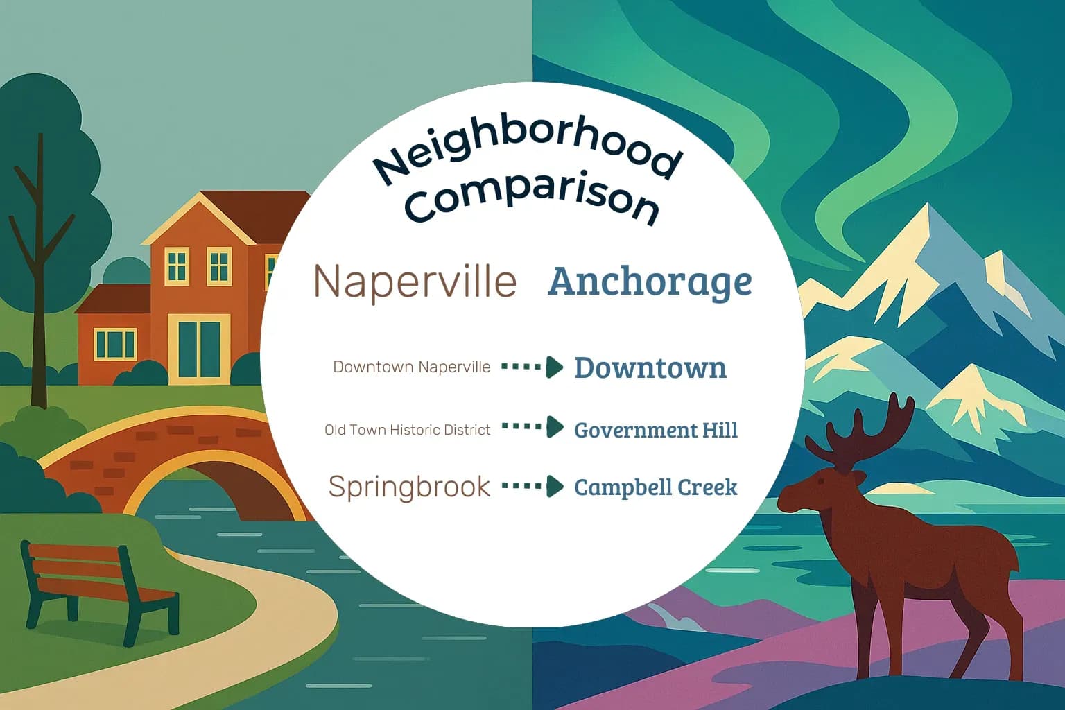 Naperville vs Anchorage Neighborhood Comparison