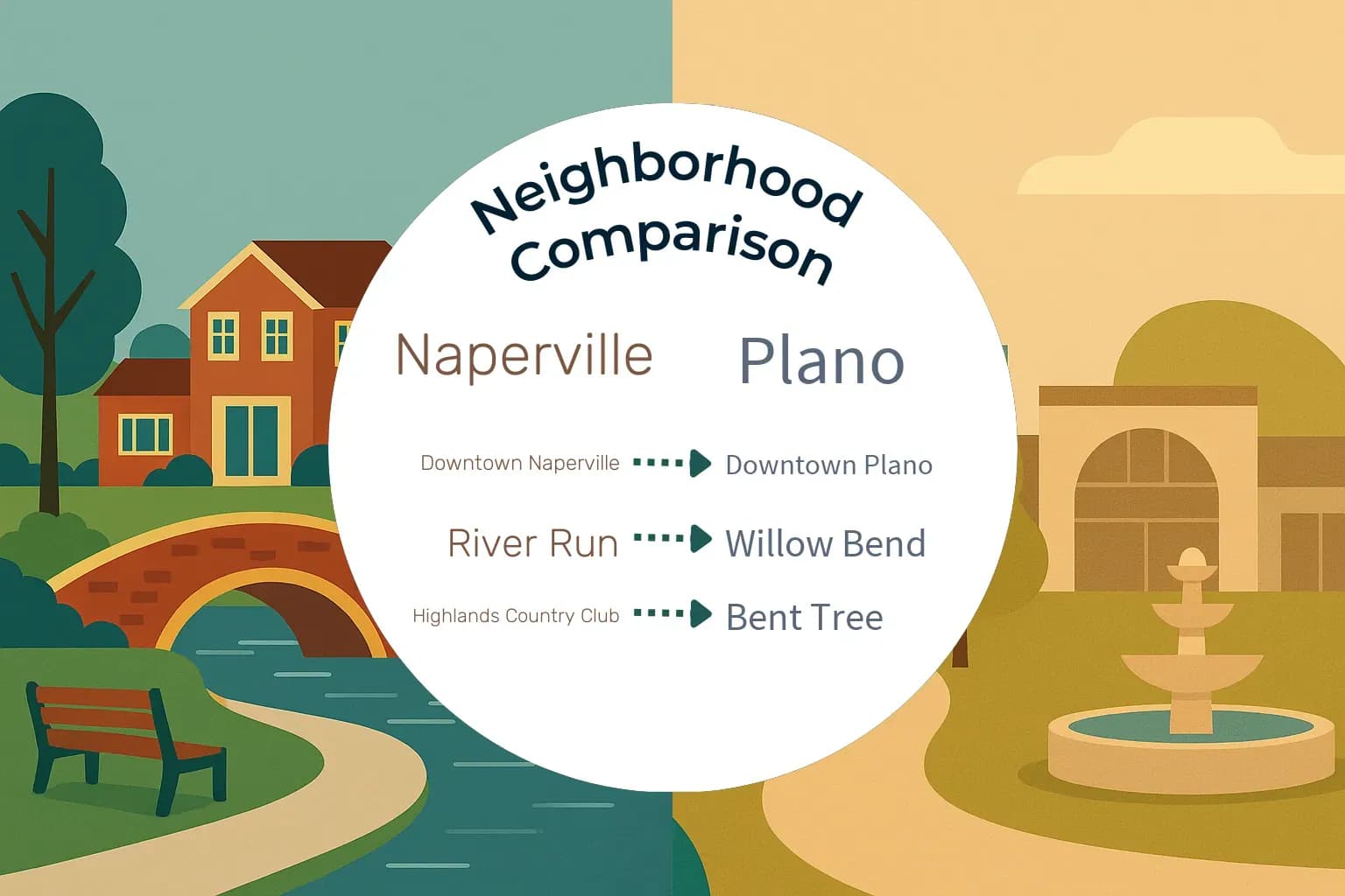 Naperville vs Plano Neighborhood Comparison