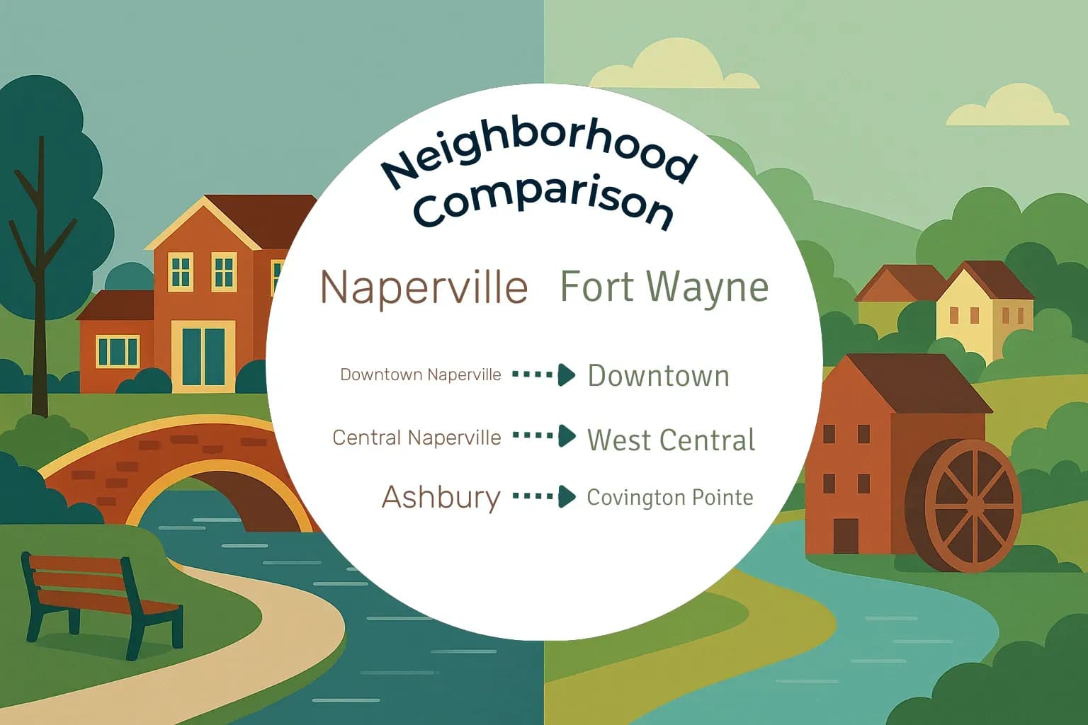 Naperville vs Fort Wayne Neighborhood Comparison
