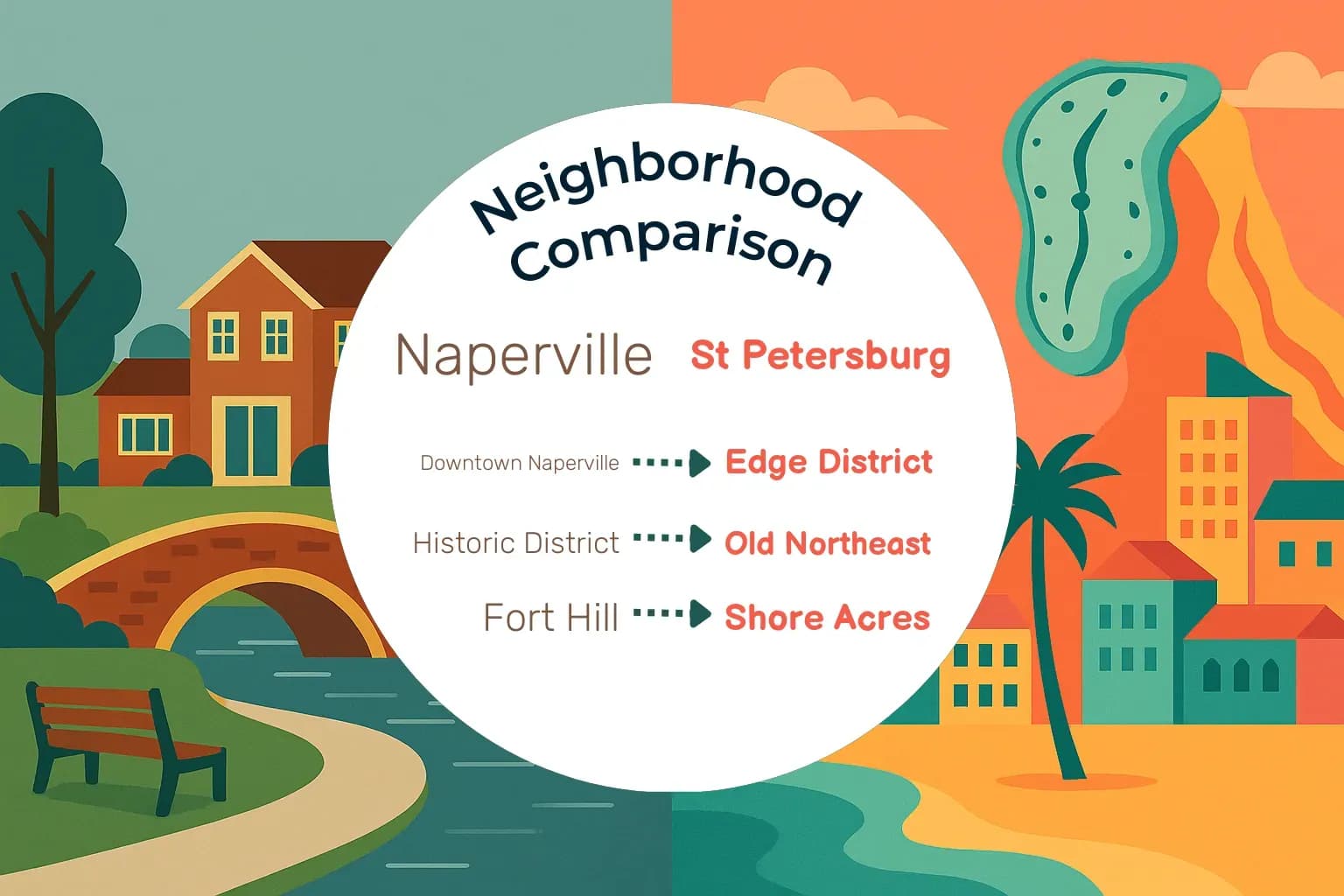 Naperville vs St. Petersburg Neighborhood Comparison