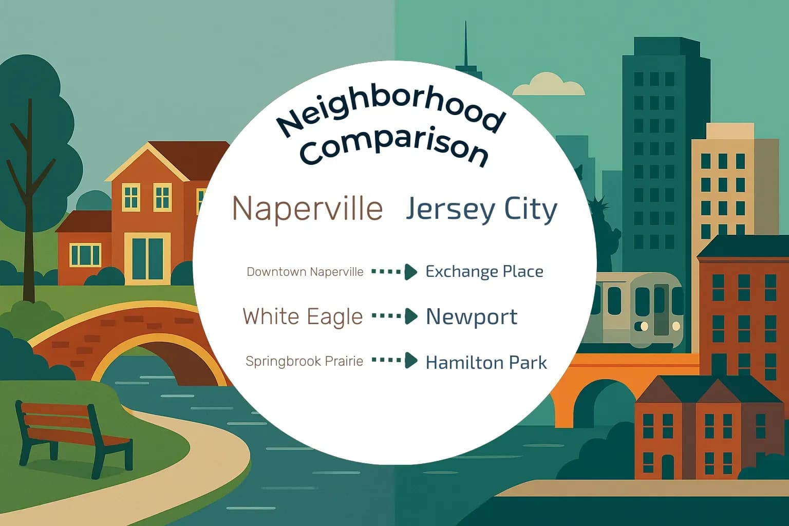 Naperville vs Jersey City Neighborhood Comparison