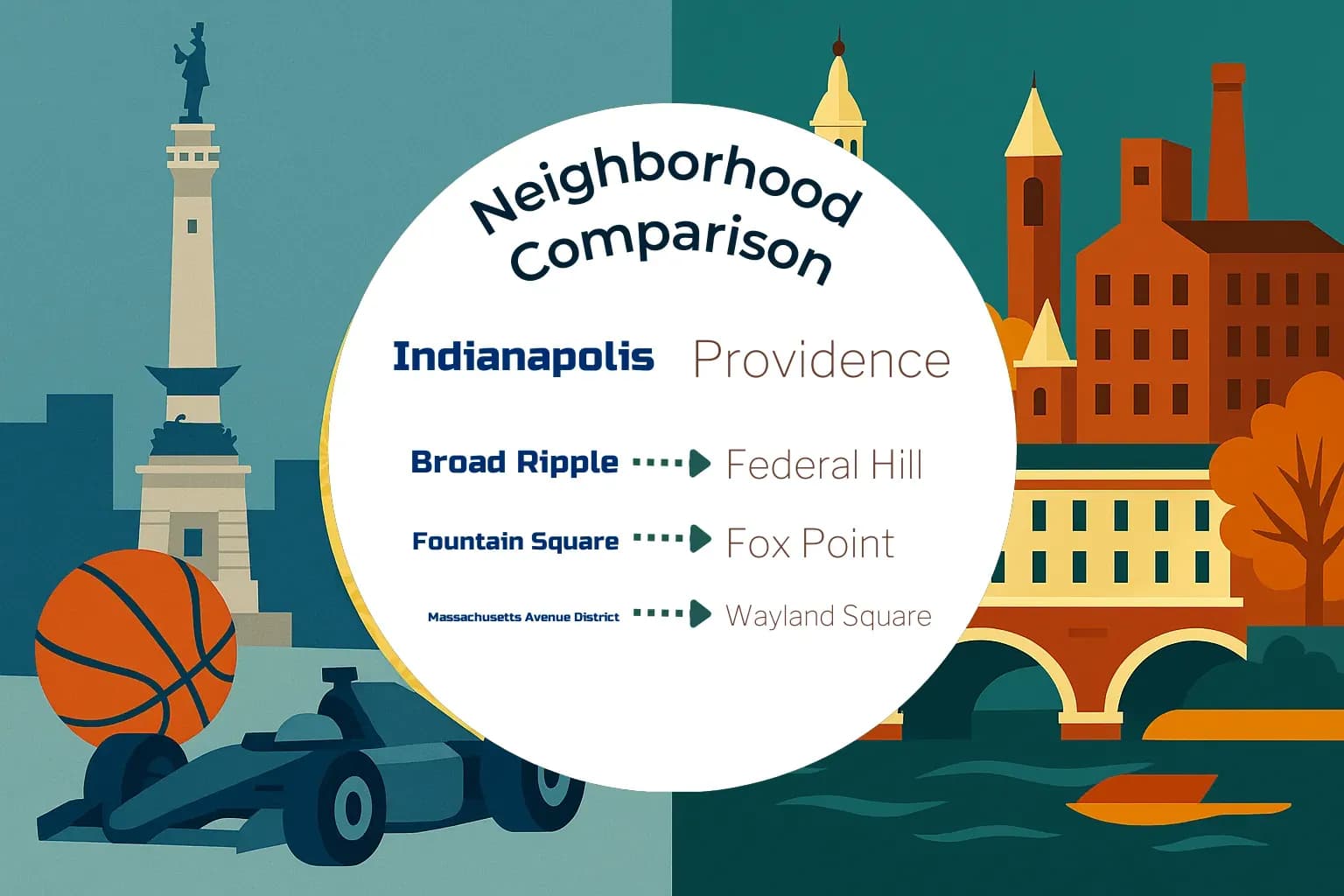 Indianapolis vs Providence Neighborhood Comparison