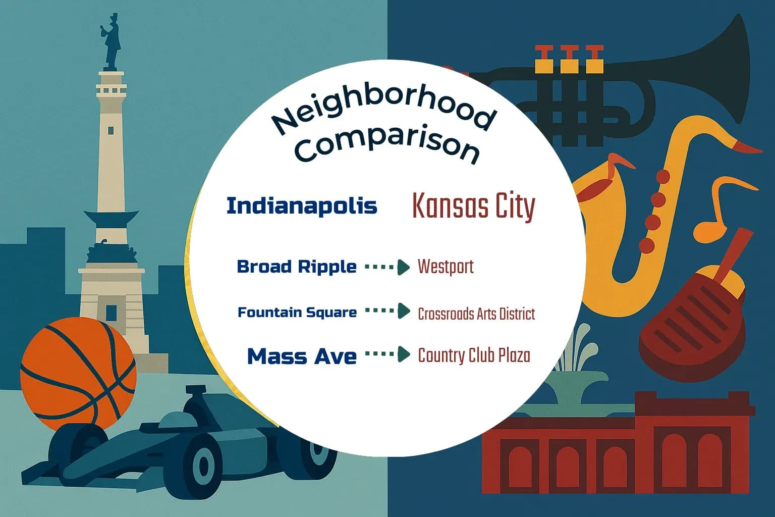 Indianapolis vs Kansas City Neighborhood Comparison