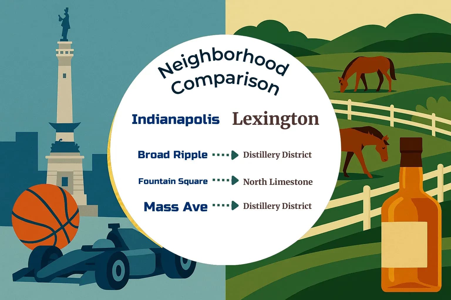 Indianapolis vs Lexington Neighborhood Comparison