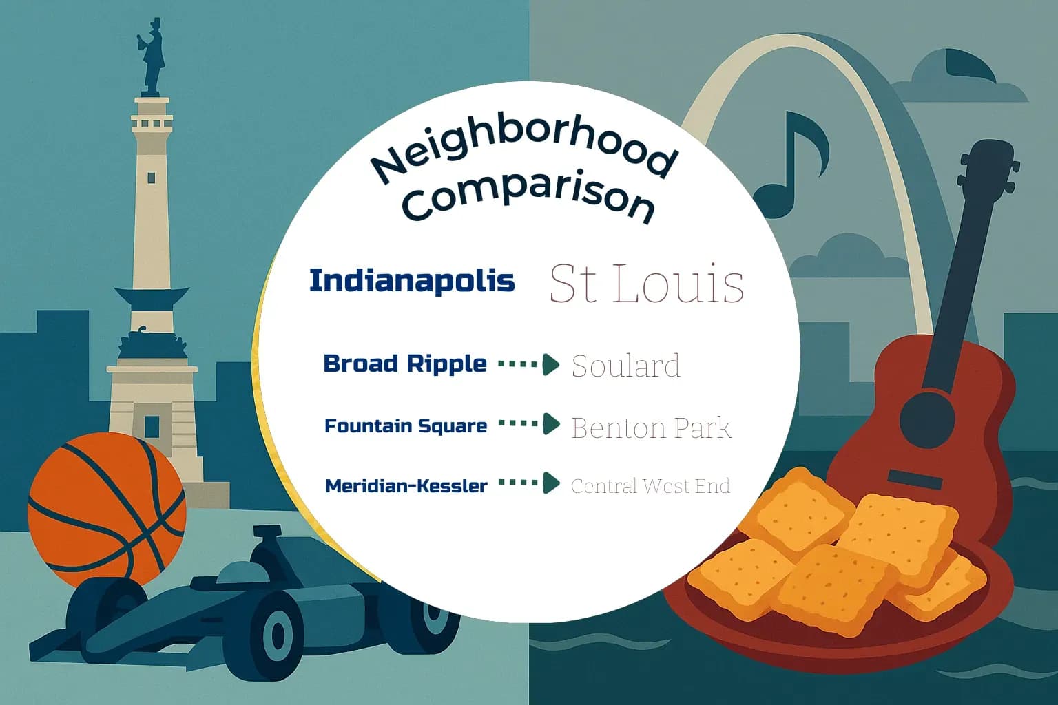 Indianapolis vs St. Louis Neighborhood Comparison