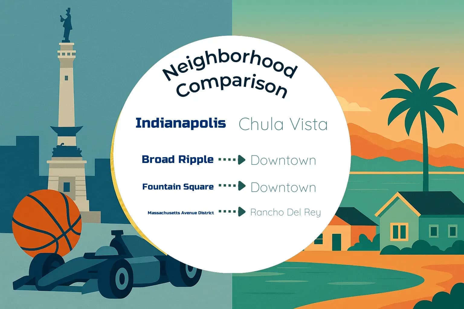 Indianapolis vs Chula Vista Neighborhood Comparison
