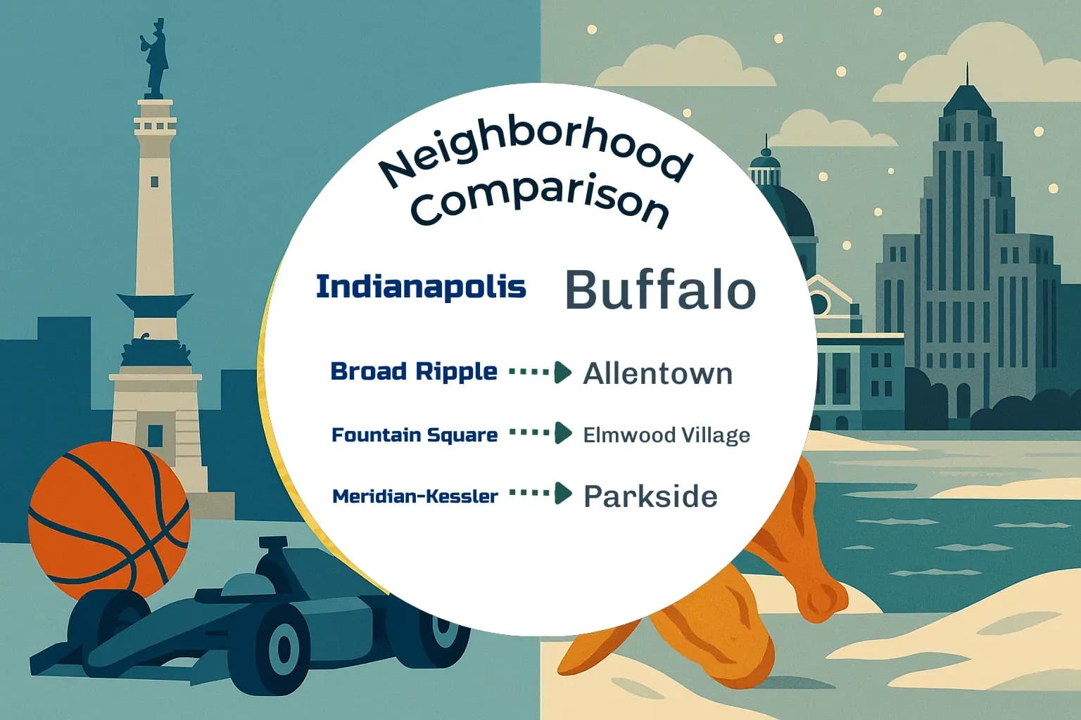 Indianapolis vs Buffalo Neighborhood Comparison