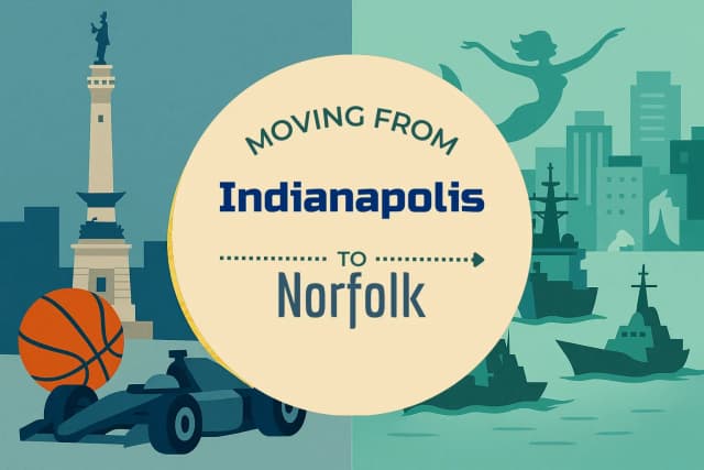 Moving from Indianapolis to Norfolk