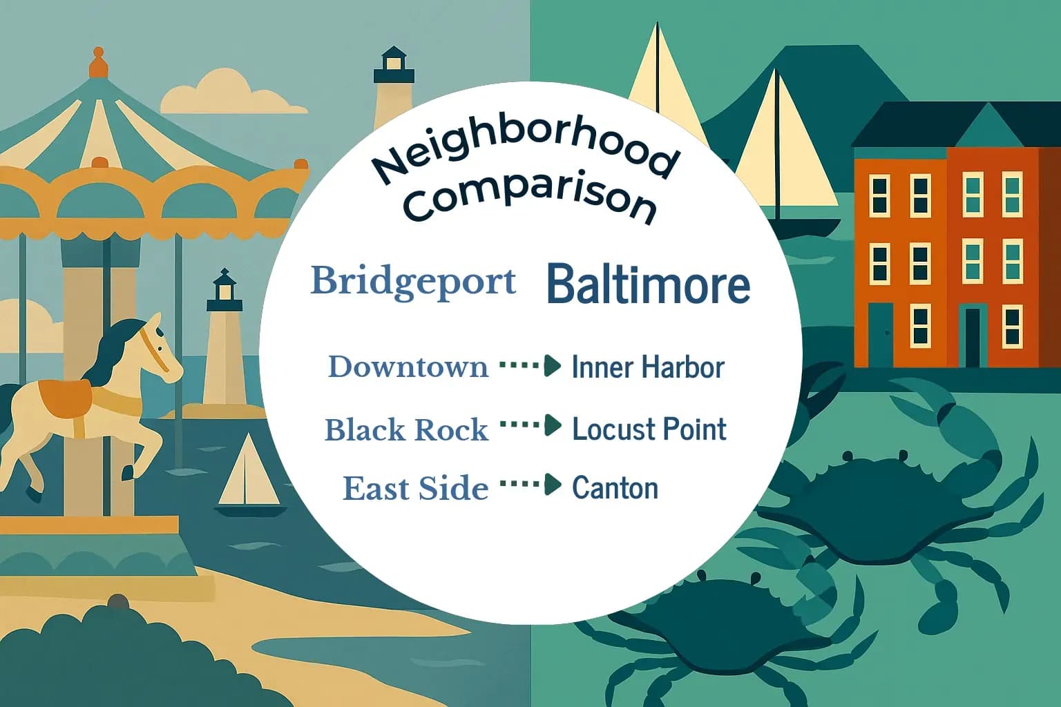 Bridgeport vs Baltimore Neighborhood Comparison