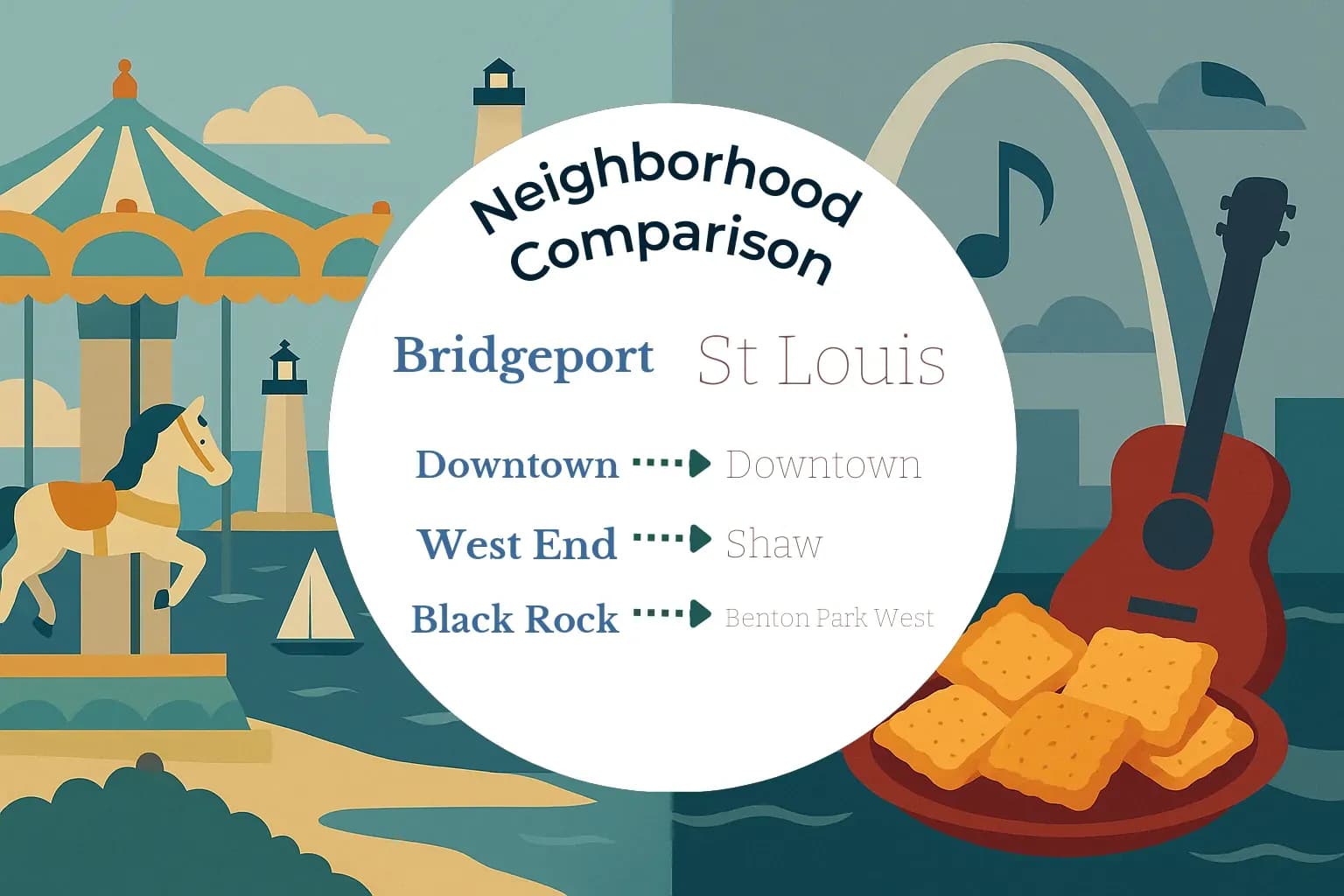 Bridgeport vs St. Louis Neighborhood Comparison