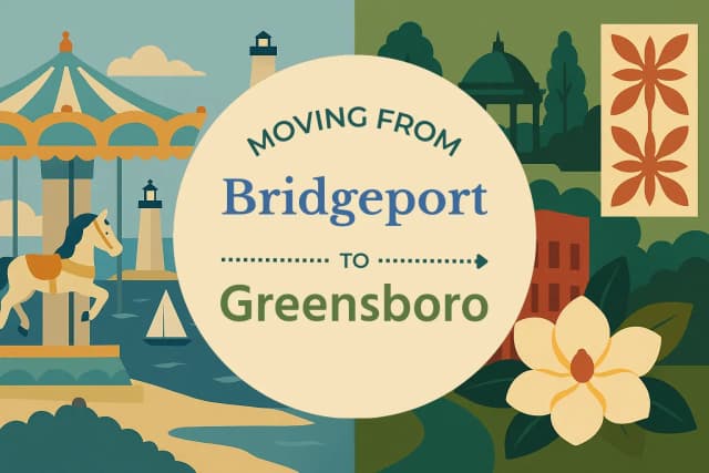 Moving from Bridgeport to Greensboro