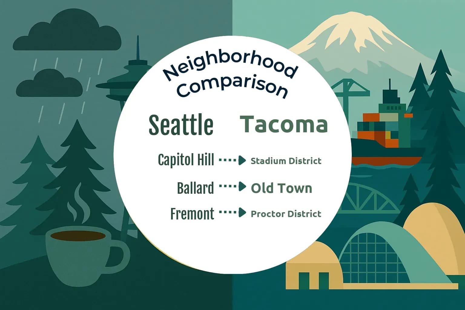 Seattle vs Tacoma Neighborhood Comparison
