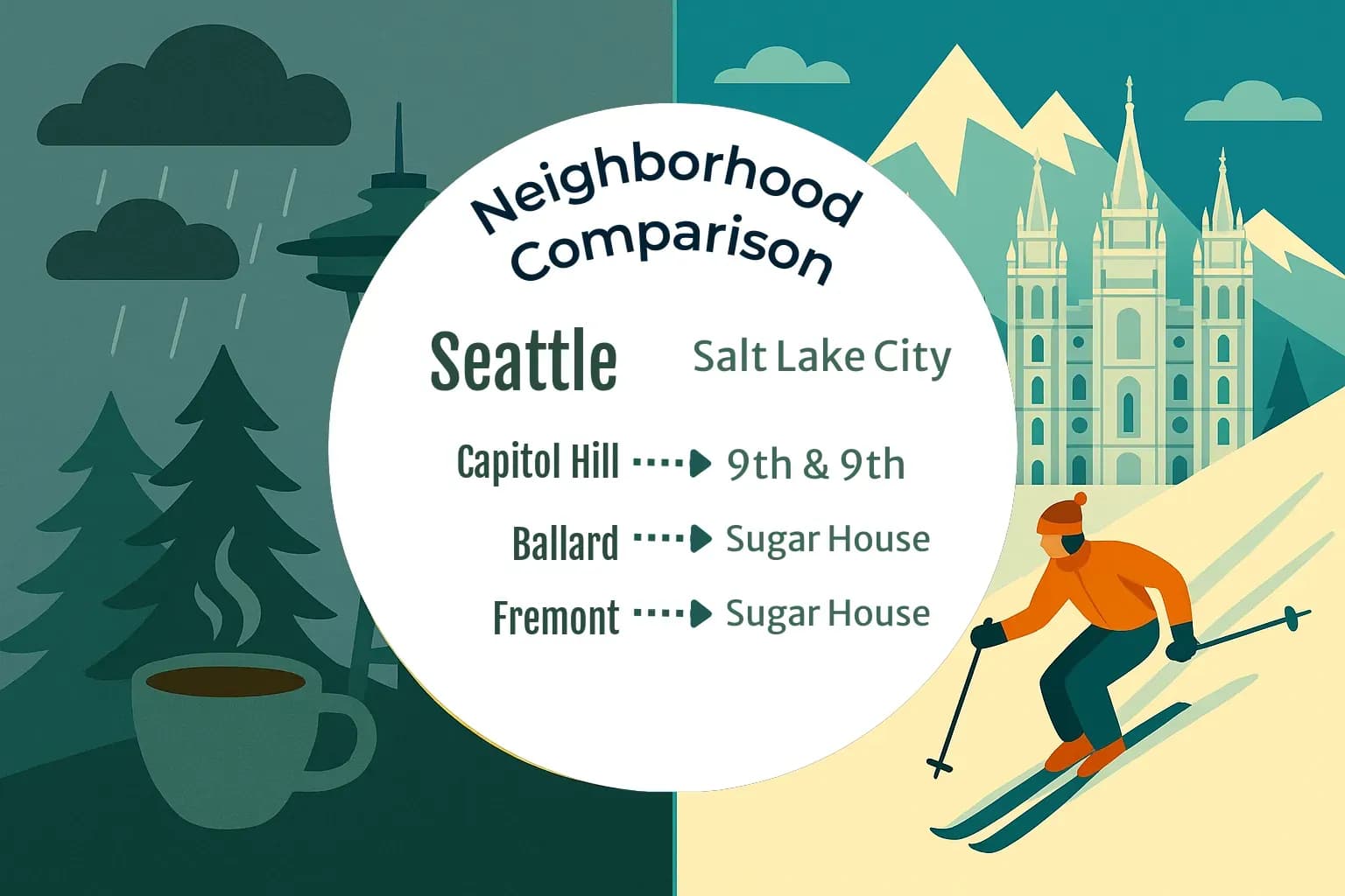 Seattle vs Salt Lake City Neighborhood Comparison