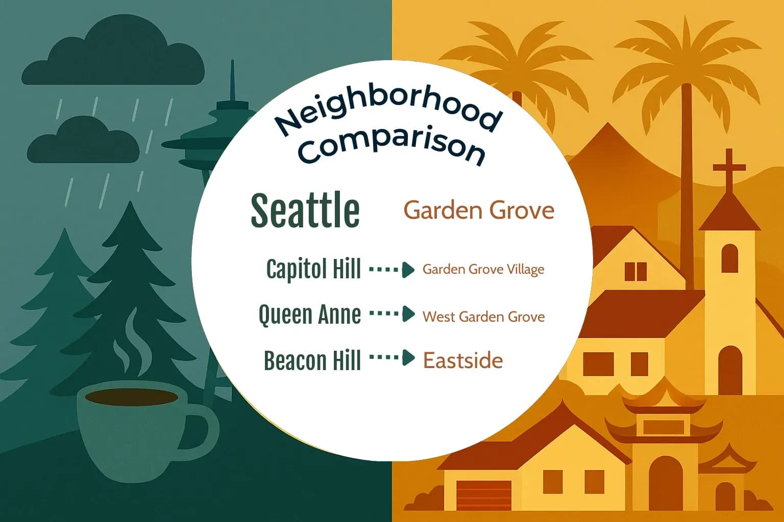 Seattle vs Garden Grove Neighborhood Comparison