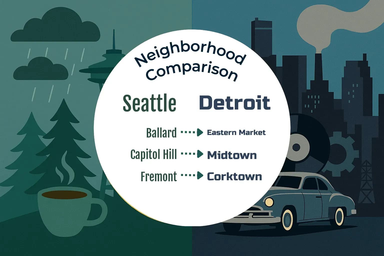 Seattle vs Detroit Neighborhood Comparison