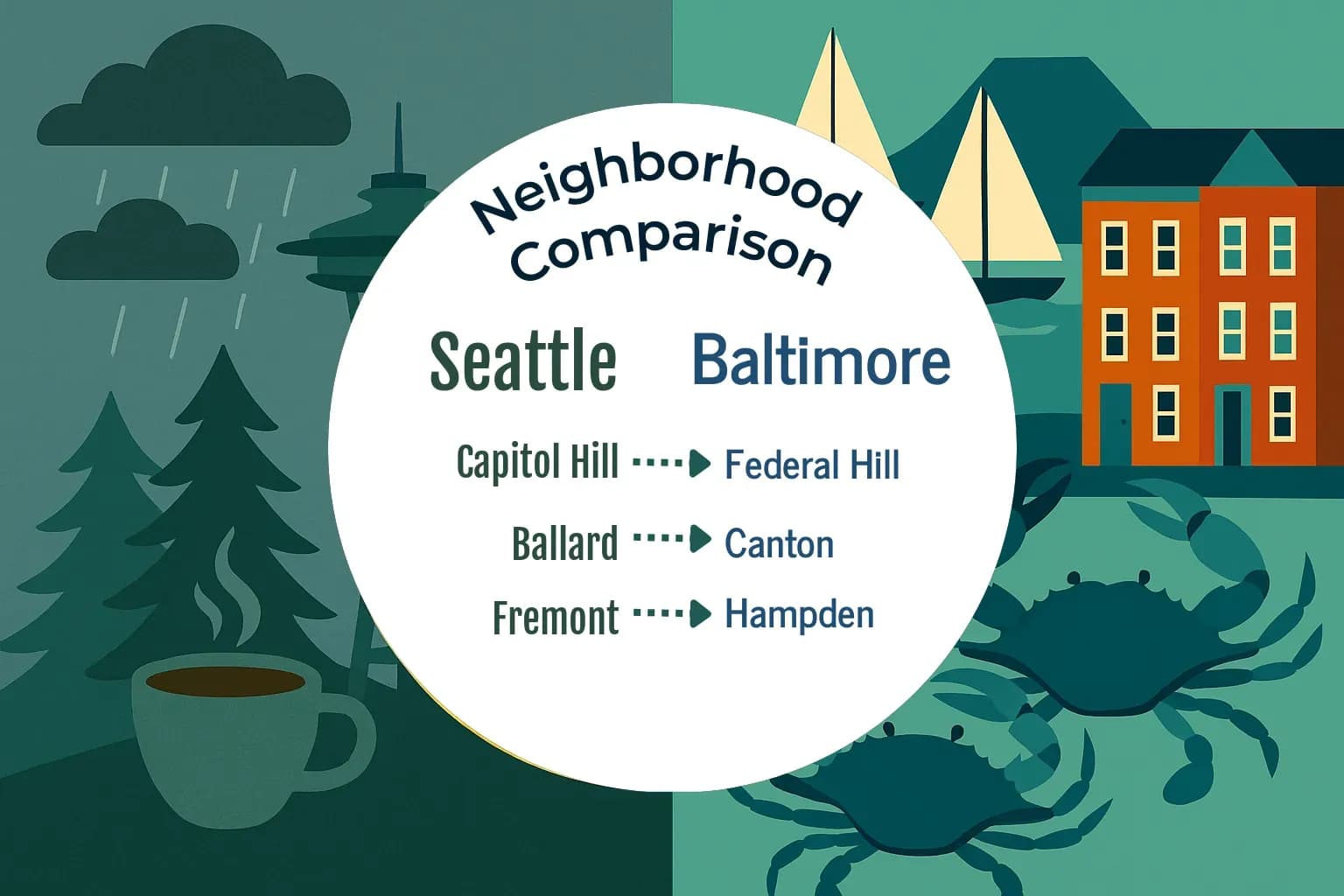 Seattle vs Baltimore Neighborhood Comparison