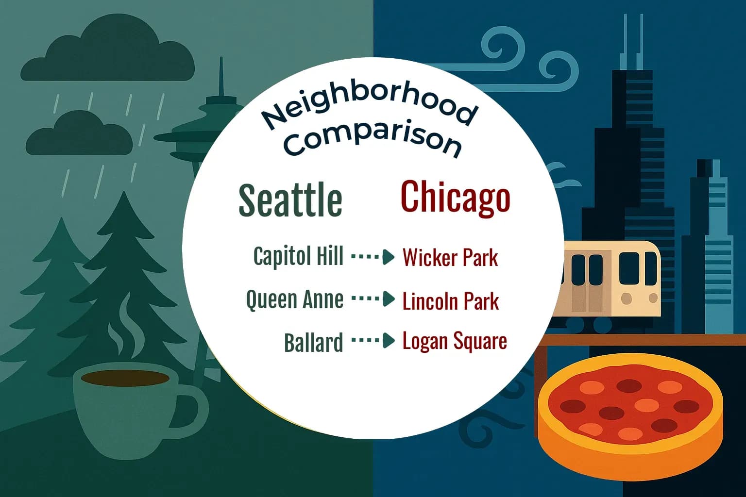 Seattle vs Chicago Neighborhood Comparison