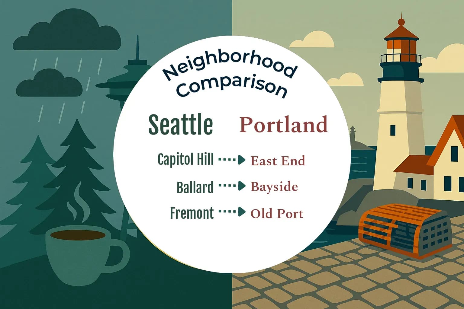 Seattle vs Portland Neighborhood Comparison