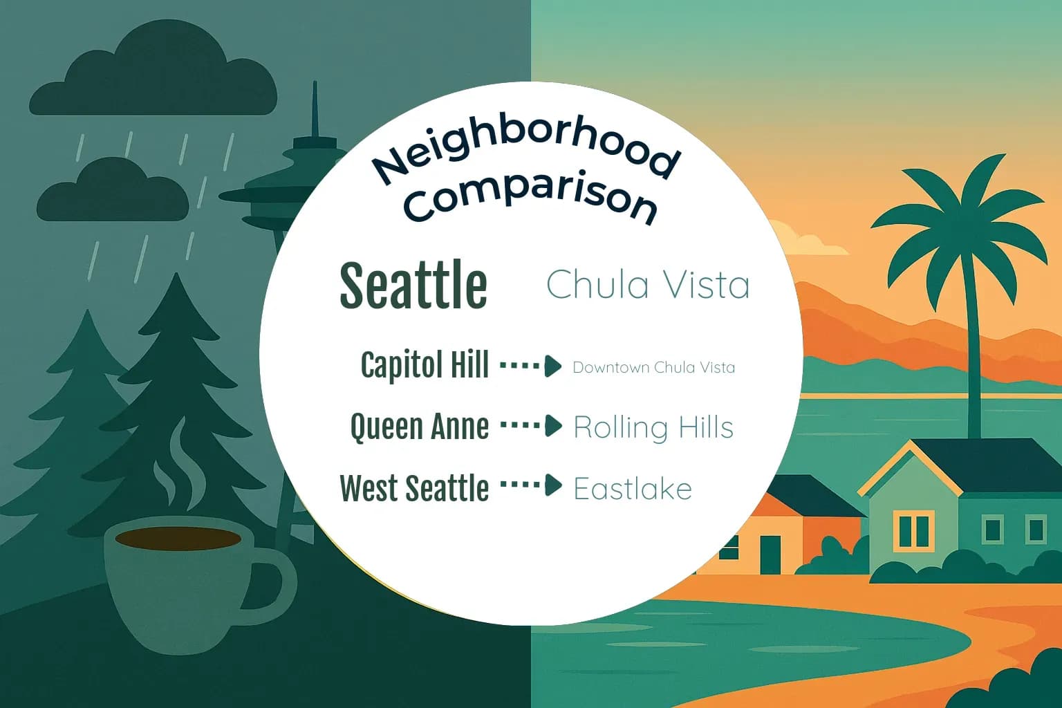 Seattle vs Chula Vista Neighborhood Comparison