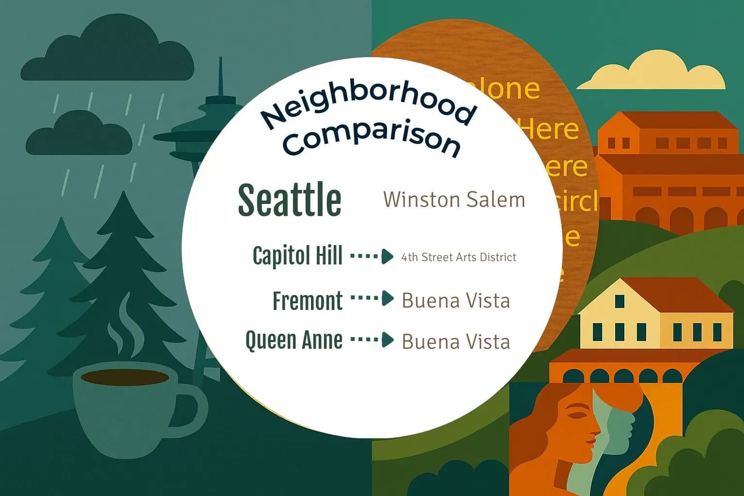 Seattle vs Winston Salem Neighborhood Comparison