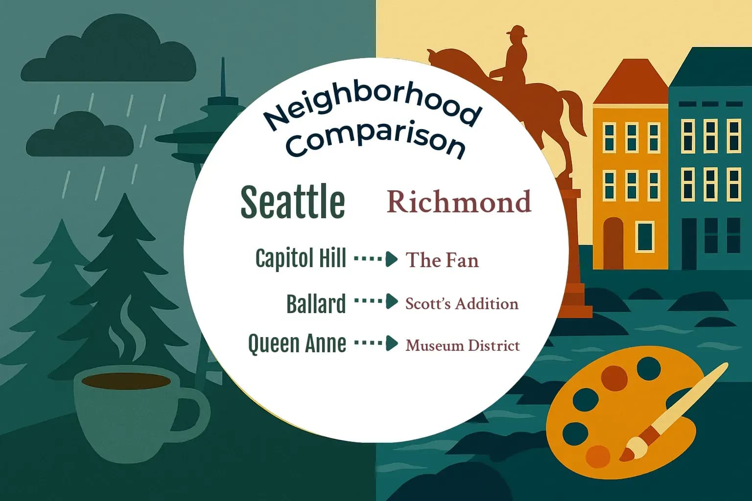 Seattle vs Richmond Neighborhood Comparison