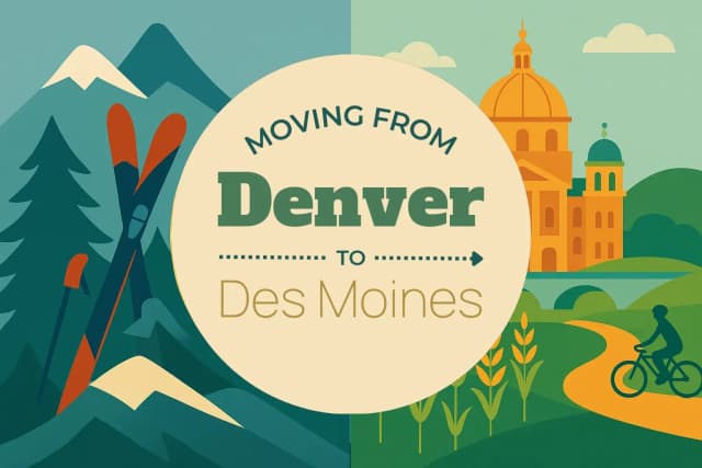 Moving from Denver to Des Moines