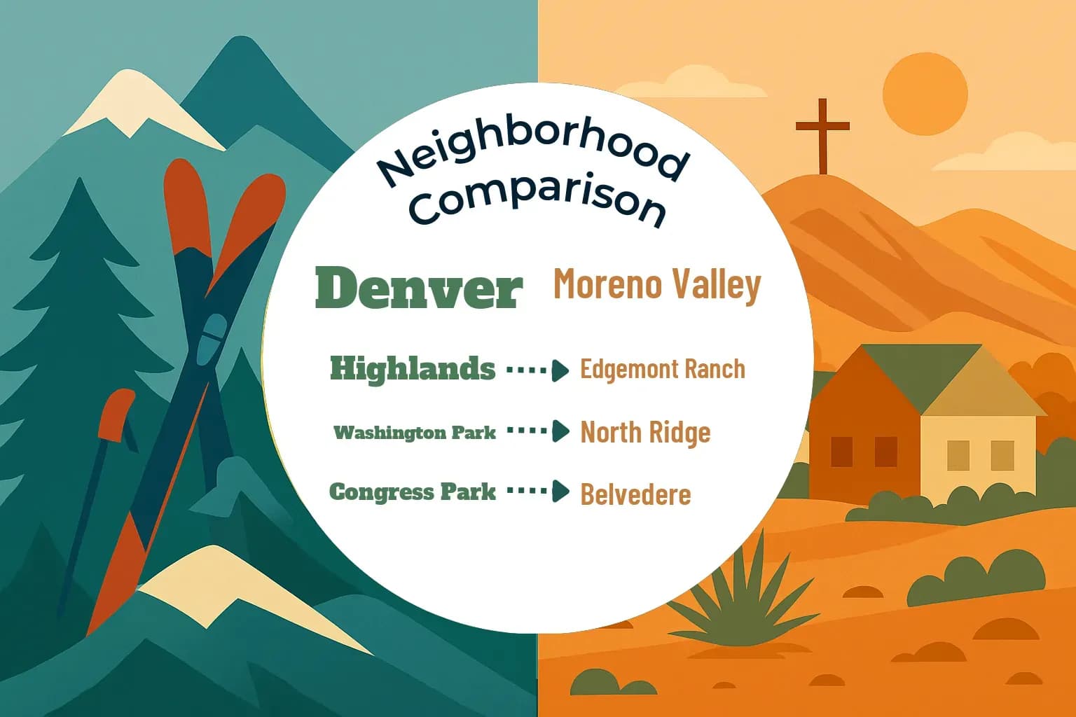 Denver vs Moreno Valley Neighborhood Comparison
