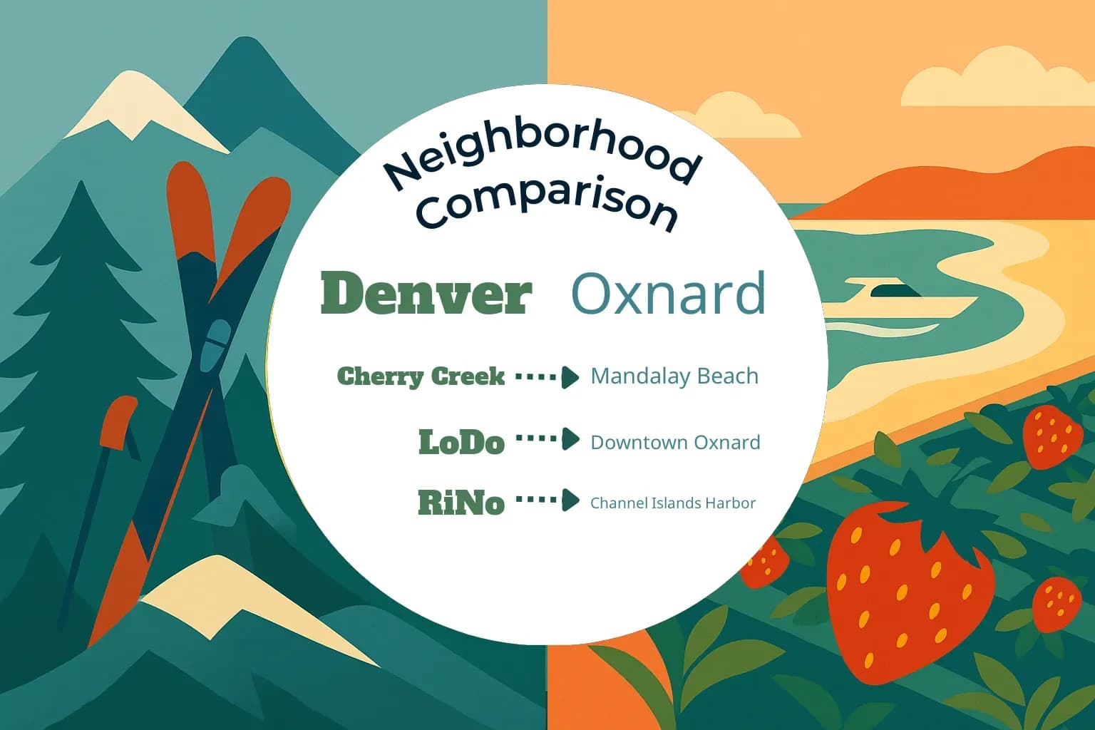 Denver vs Oxnard Neighborhood Comparison