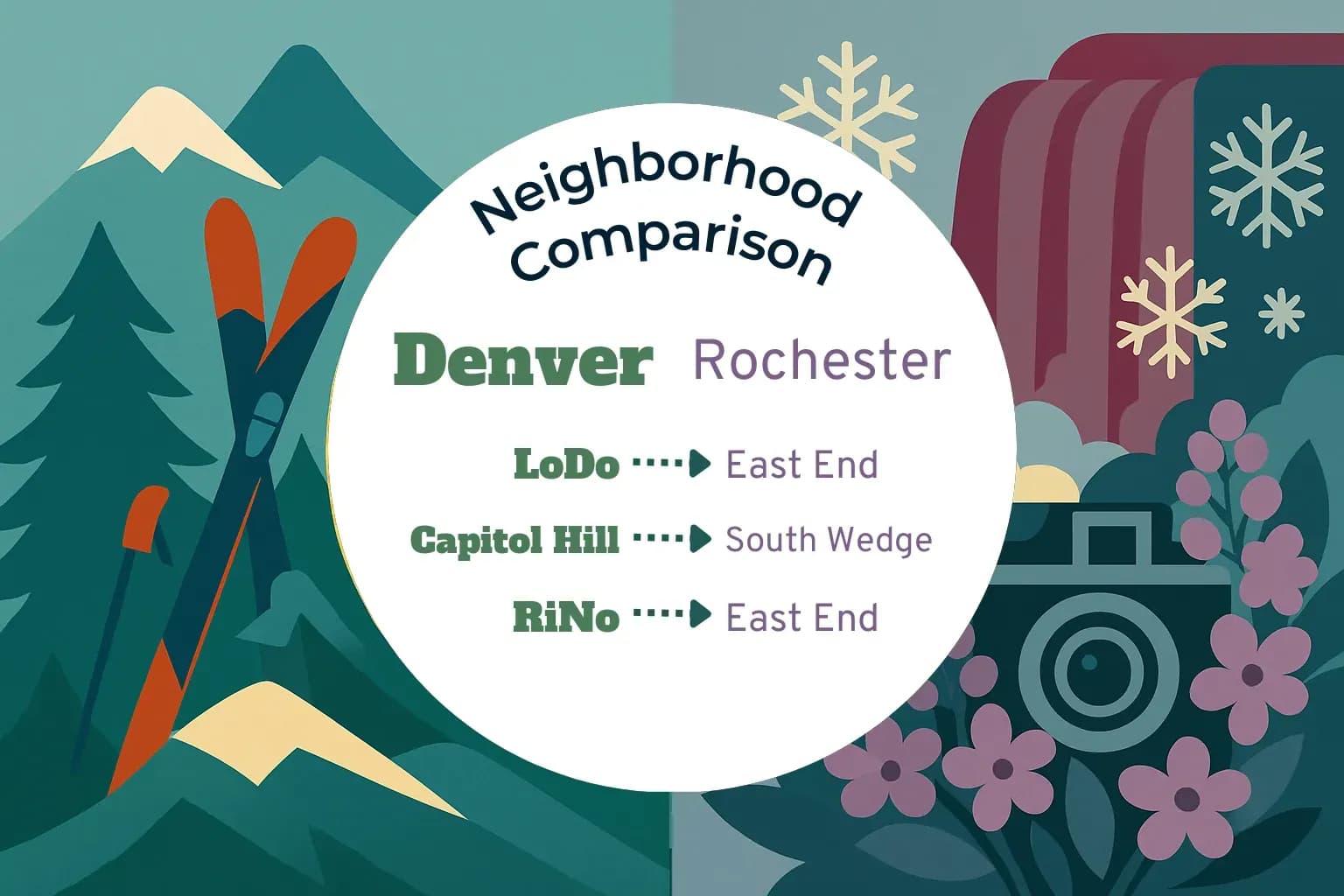 Denver vs Rochester Neighborhood Comparison